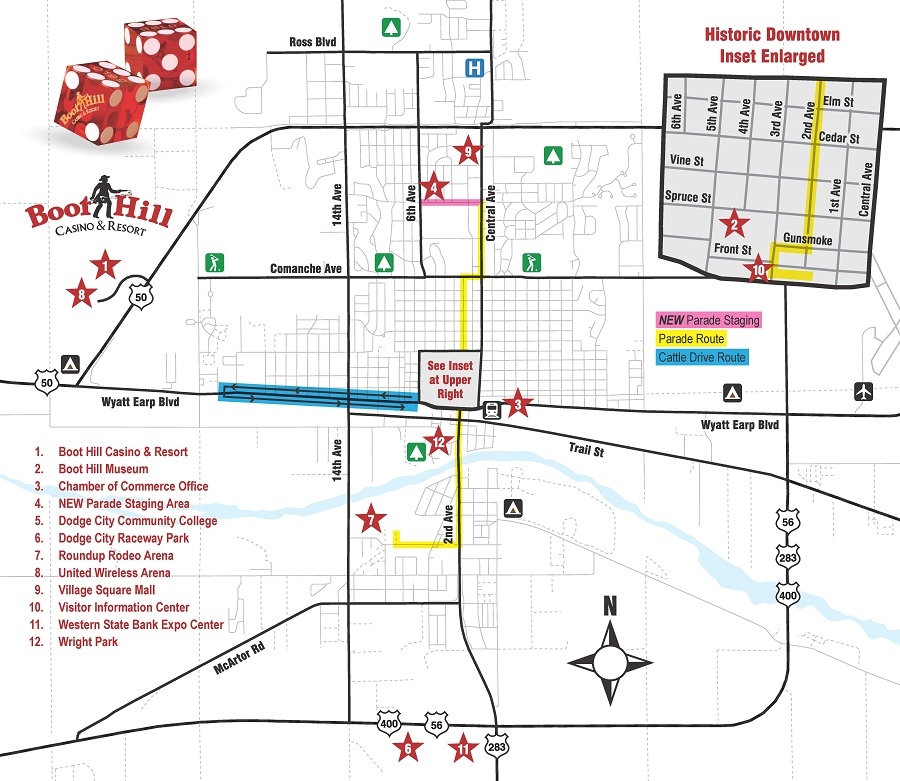 PARADE ROUTE MAP Dodge City Days